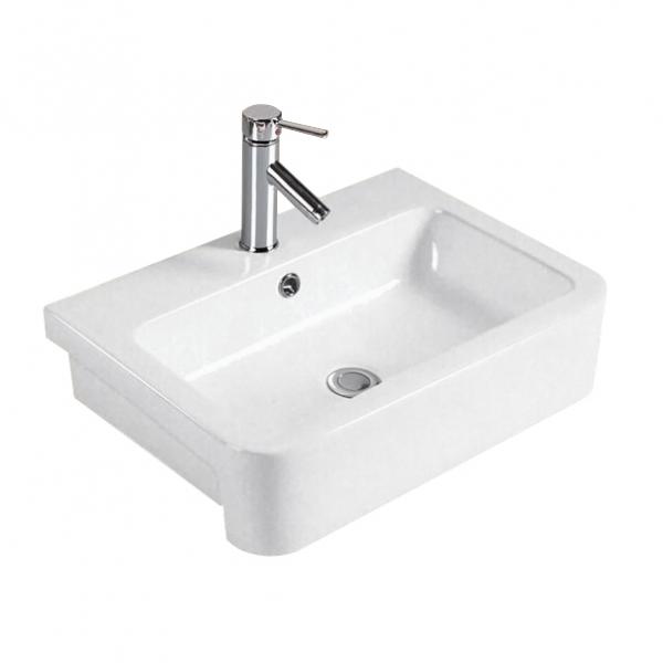 Semi-recessed basin-5150