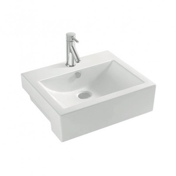 Square semi-recessed basin (5155)