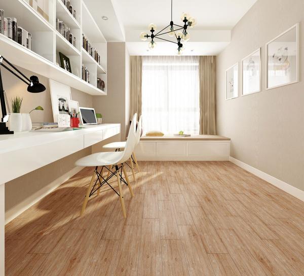 Wooden ceramic floor tiles