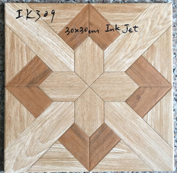 Wood like Ceramic Floor tiles IK309